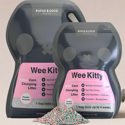 [RCKCCL4] Wee Kitty KITTEN Corn Clumping Litter 2kg / 4L